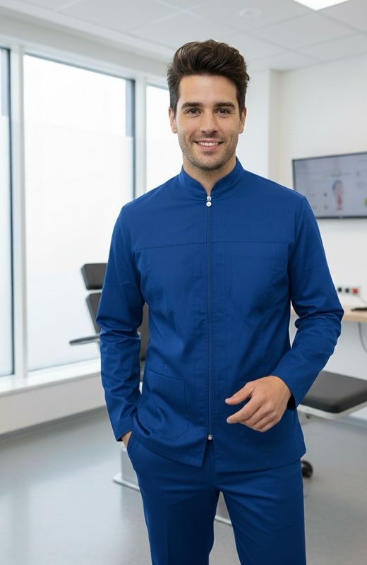 Casacca Simone Modello Uomo Slim Fit 97% Cotone 3% Elastam Casacca Simone Modello Uomo Slim Fit 97% Cotone 3% Elastam