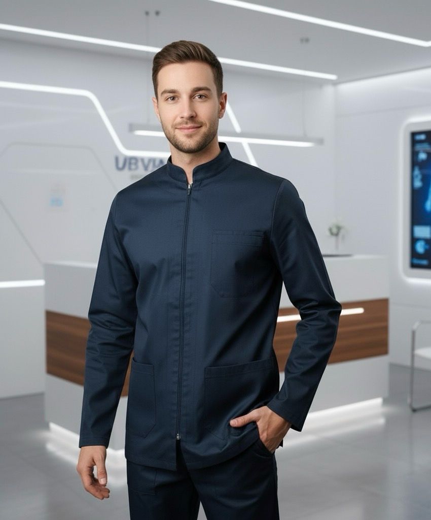Casacca Andrea Modello Uomo Comfort 97% Cotone 3% Elastam Casacca Andrea Modello Uomo Comfort 97% Cotone 3% Elastam