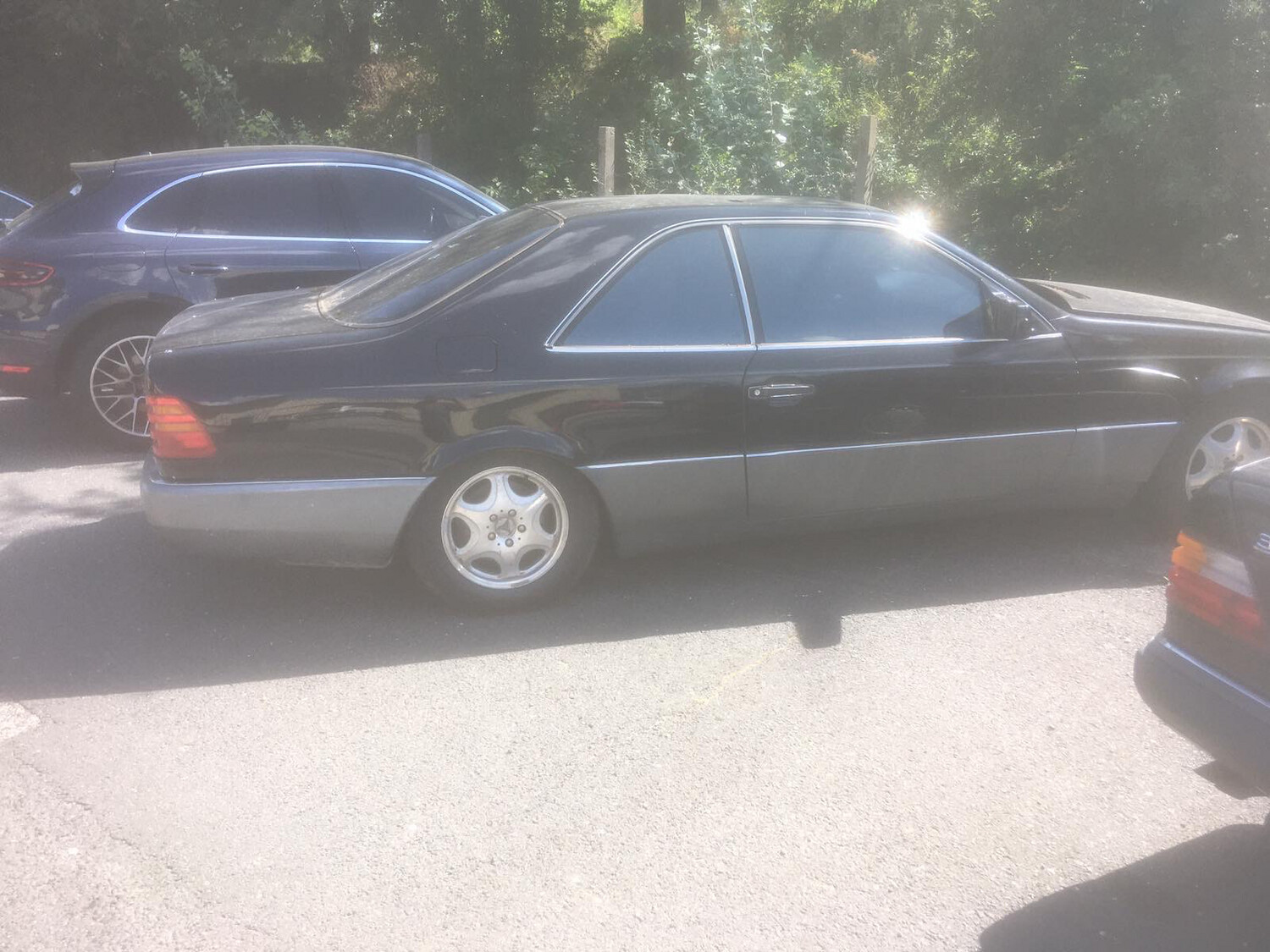 Mercedes S500 coupè 1995, Black/Black leather