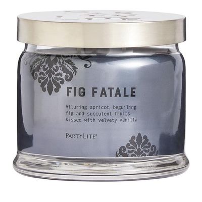 PartyLite© 3-Docht Duftwachsglas FIG FATAL (Faszinierende Feige), Menge: 1 Glas