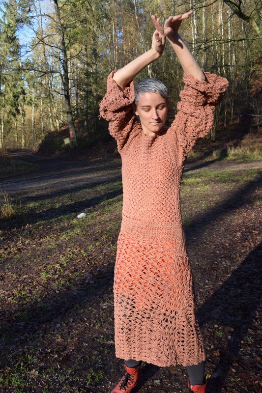 Kleid Kupfer-Liebe