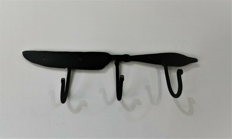 Wandhalter Messer, schwarz,ca. H7cm L22cm Hakentiefe 2,5cm, Metall, 3 Modelle Wandhalter Messer, schwarz,ca. H7cm L22cm Hakentiefe 2,5cm, Metall, 3 Modelle