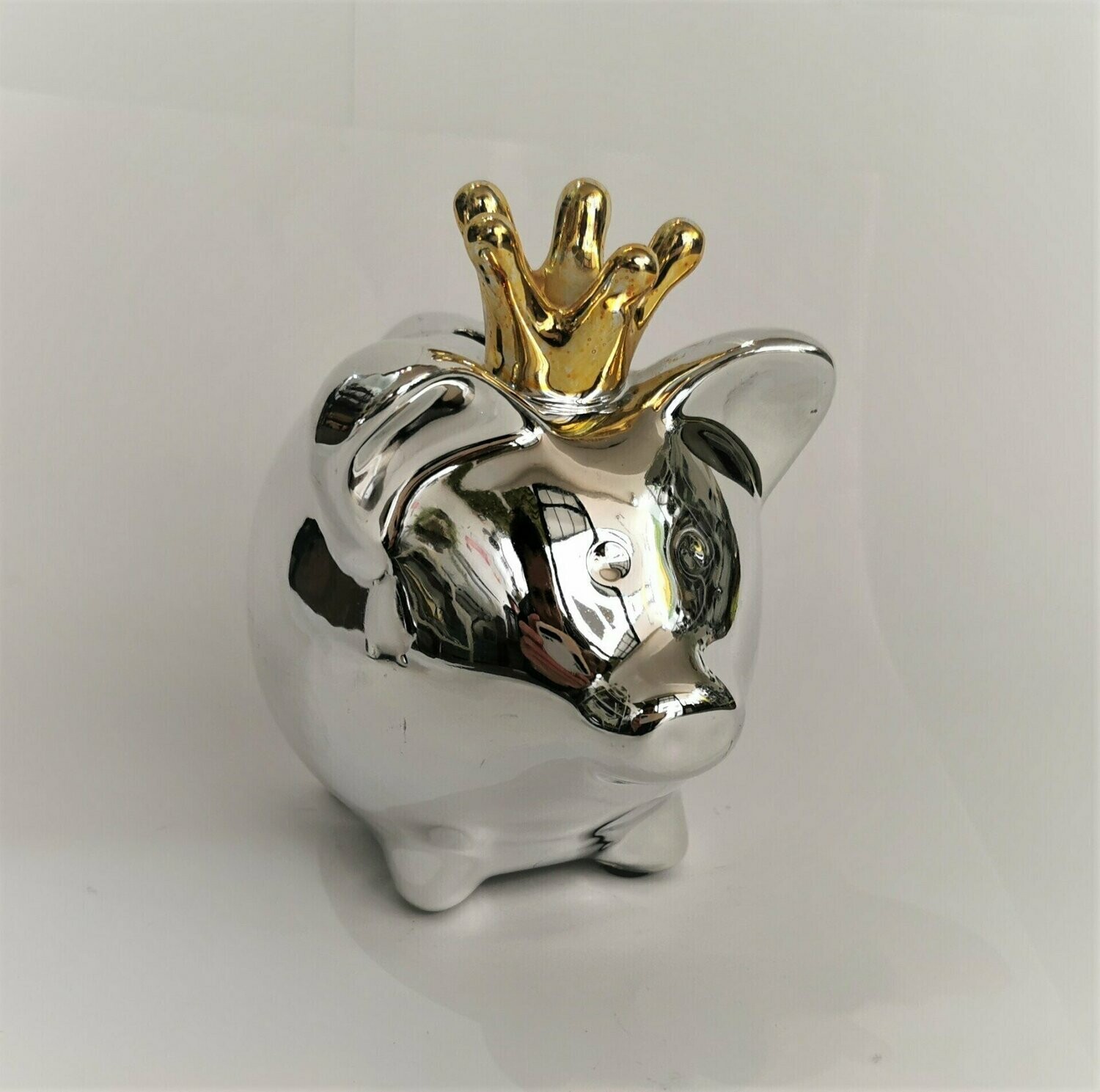 Sparschwein Prinzessa, ca. H13cm B9,5cm L13,5cm, Keramik