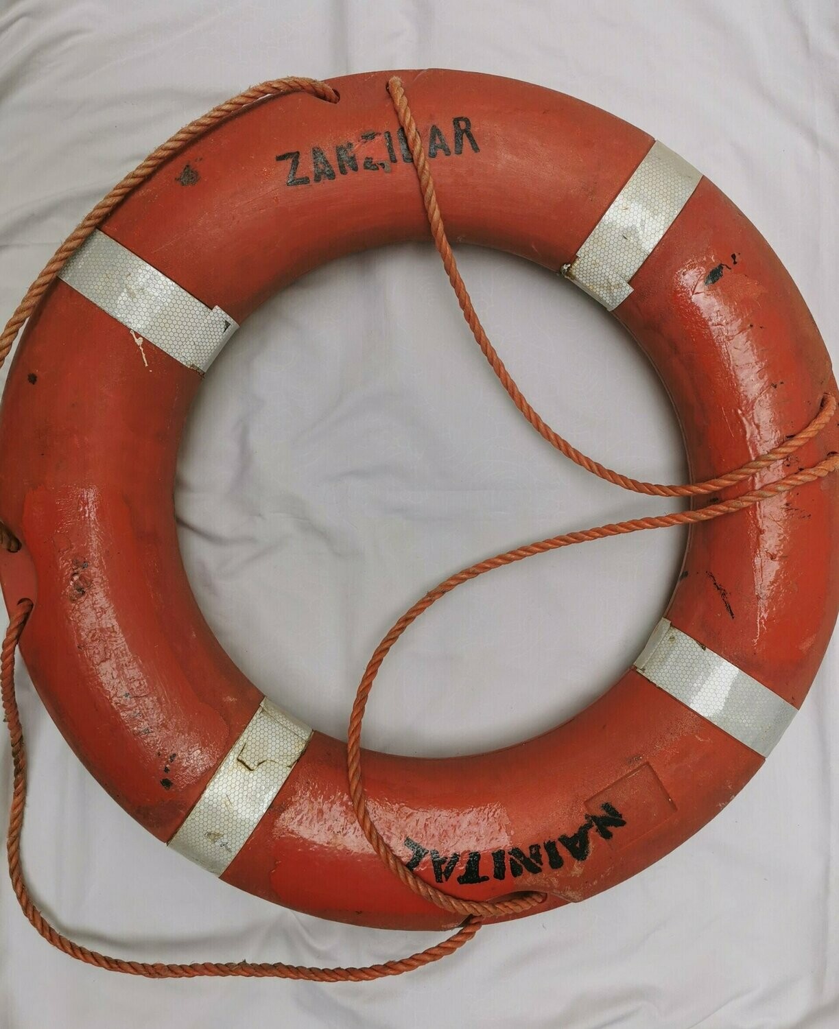 Rettungsring echt alt, dm 75cm, Hartplastik - NUR ABHOLUNG MÖGLICH