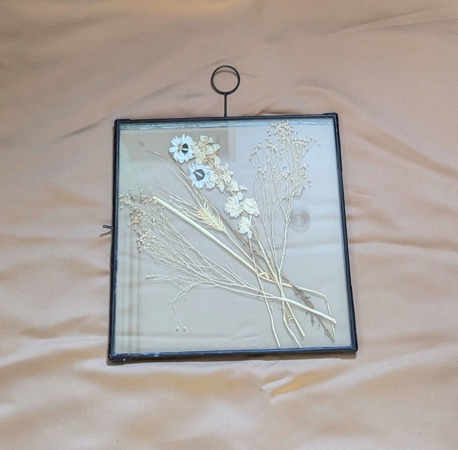 Bilderrahmen zum Hängen, Metall schwarz used Optik; befüllbar; 29x29cm;