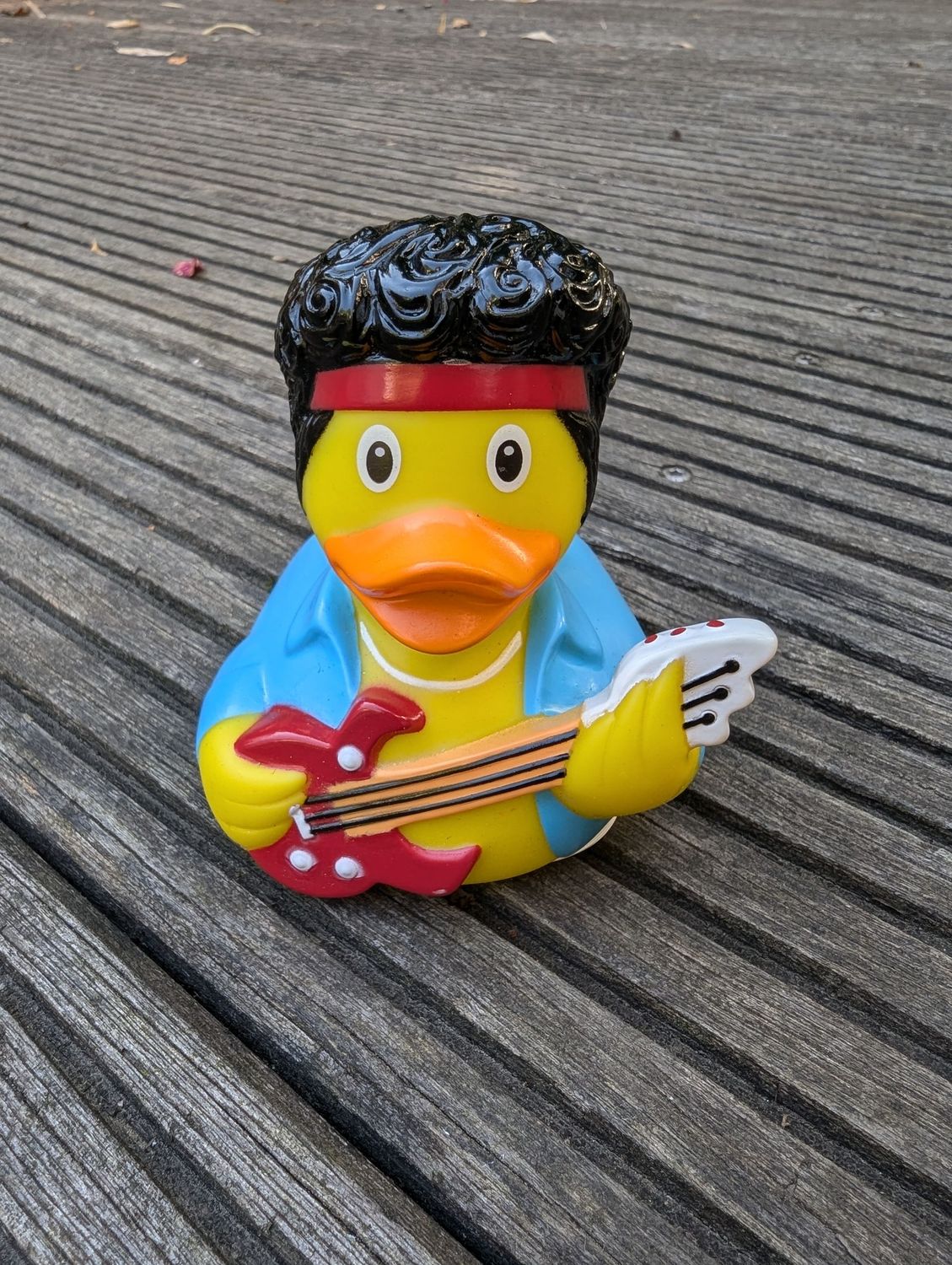 Quietschente "The Bruce"; H8cm L9cm B7,5cm