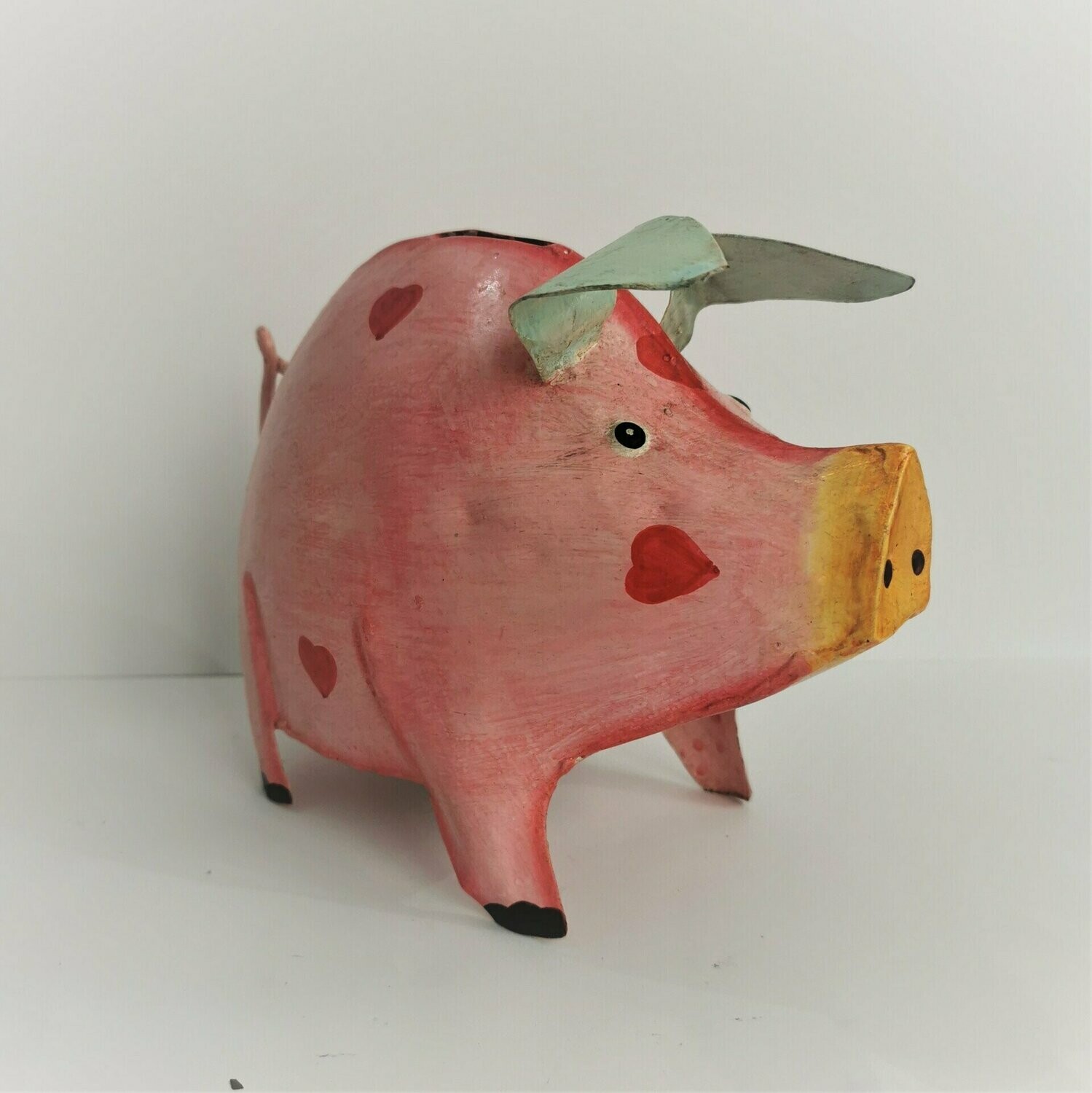 Sparschwein Lovely, H17cm B10,5cm L21cm, Metall