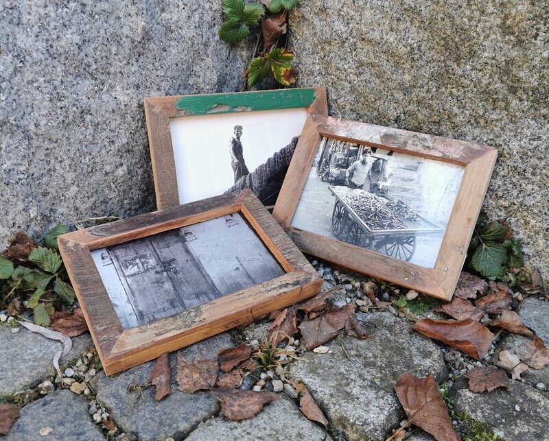Bilderrahmen upcycelt, 10x15cm, Hoch-/Querformat, zum Aufhängen; Bilder incl. ;Unikate SONDERPREIS statt 17,50€ Bilderrahmen upcycelt, 10x15cm, Hoch-/Querformat, zum Aufhängen; Bilder incl. ;Unikate SONDERPREIS statt 17,50€