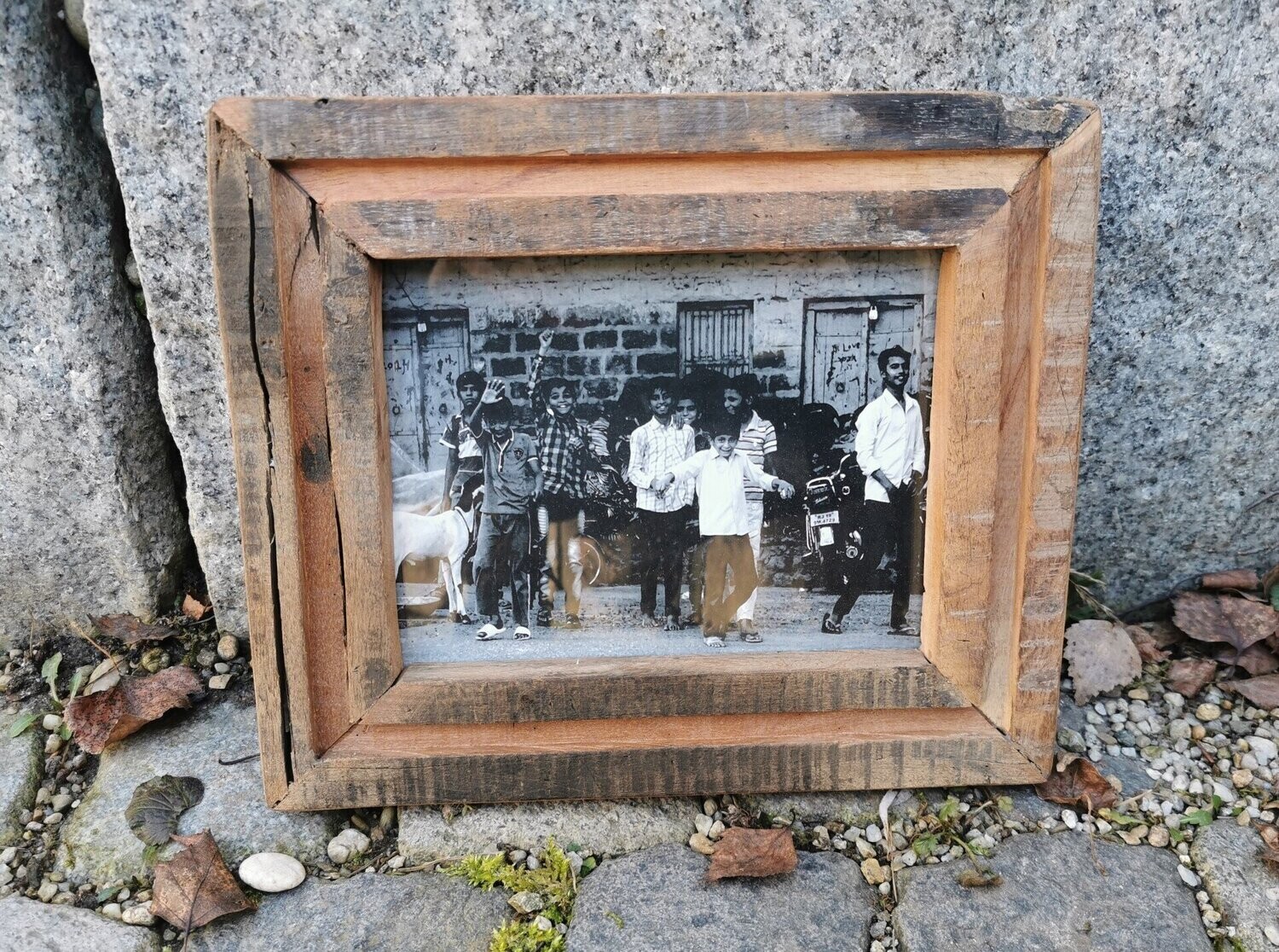 Bilderrahmen upcycelt, 15x20cm, Hoch-/Querformat, zum Aufhängen; Bilder incl. ;Unikat; ----Abverkauf statt 32,50