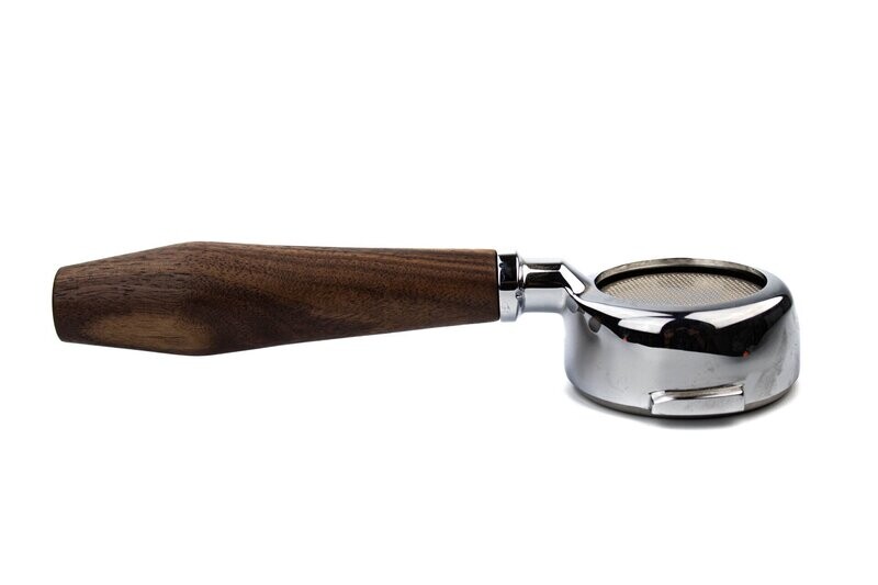 Bodemloze houten filterdrager walnoot