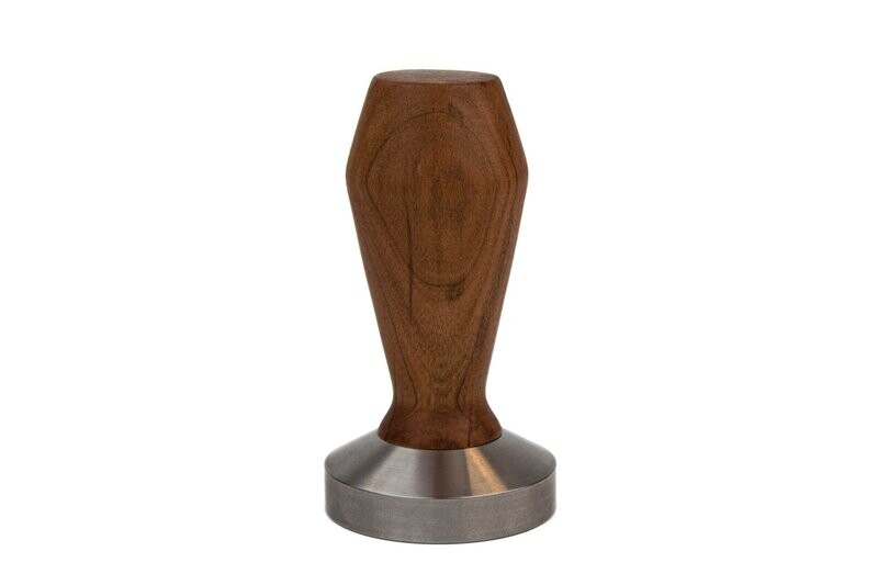 Koffie tamper rode kers