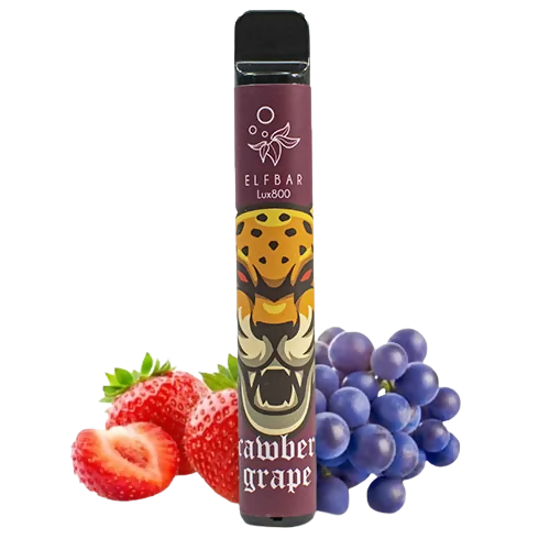 Elf Bar 800 LUX Strawberry Grape Disposable Pod Device