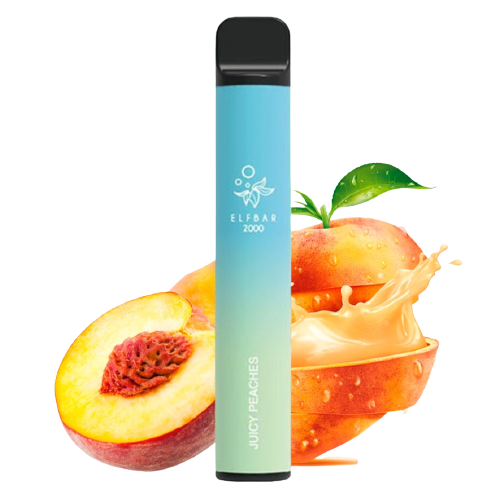 Elf Bar 2000 Juicy Peaches Disposable Pod Device