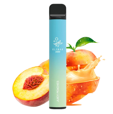 Elf Bar 2000 Juicy Peaches Disposable Pod Device