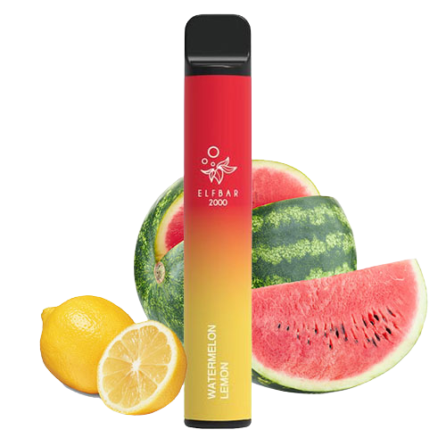 Elf Bar 2000 Watermelon Lemon Disposable Pod Device