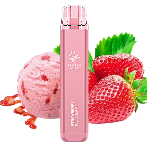 Elf Bar NC1800 Strawberry Ice Cream Disposable Pod Device