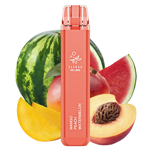 Elf Bar NC1800 Mango Peach Watermelon Disposable Pod Device
