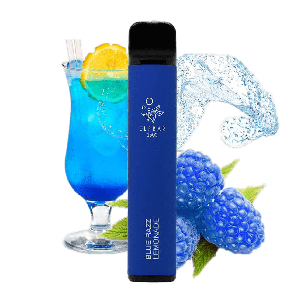 Elf Bar 1500 Blue Razz Lemonade Disposable Pod Device