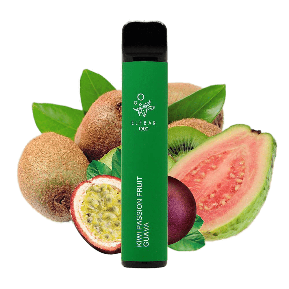 Elf Bar 1500 Kiwi Passion Fruit Guava Disposable Pod Device