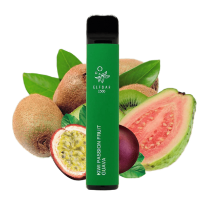 Elf Bar 1500 Kiwi Passion Fruit Guava Disposable Pod Device