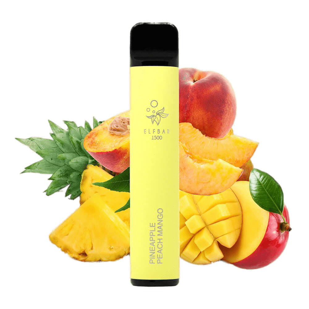 Elf Bar 1500 Pineapple Peach Mango Disposable Pod Device