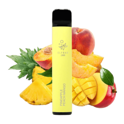 Elf Bar 1500 Pineapple Peach Mango Disposable Pod Device