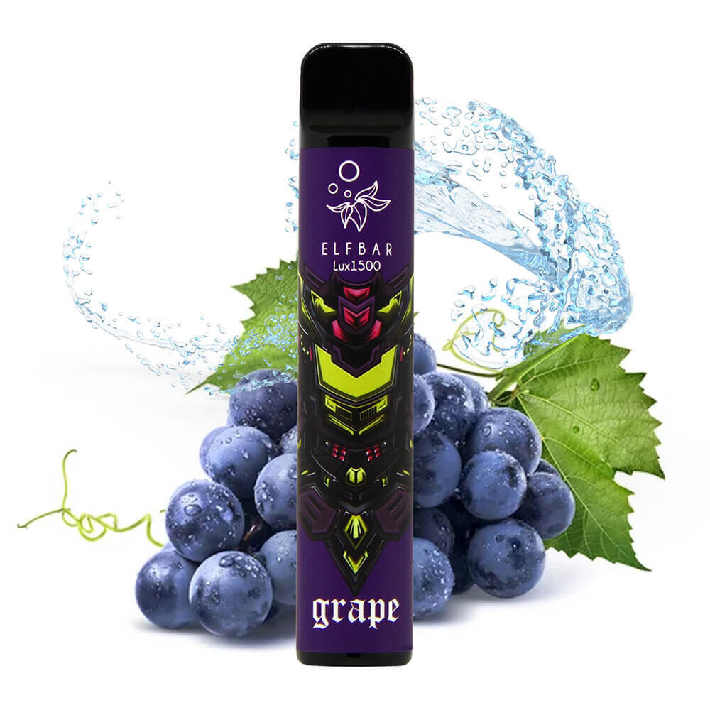 Elf Bar 1500 LUX Grape Disposable Pod Device