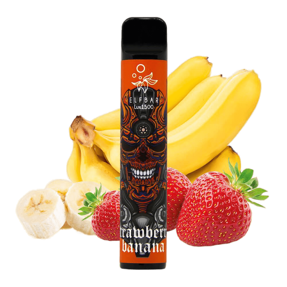 Elf Bar 1500 LUX Strawberry Banana Disposable Pod Device