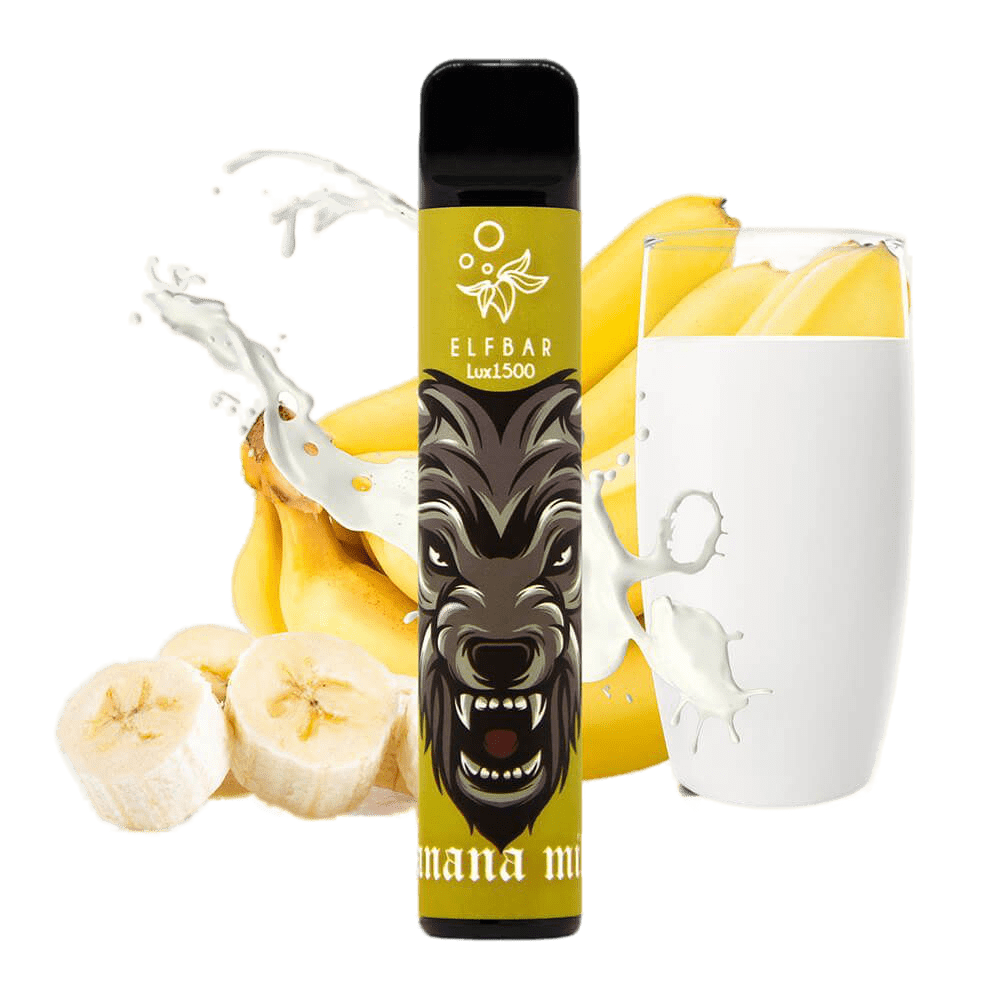Elf Bar 1500 LUX Banana Milk Disposable Pod Device