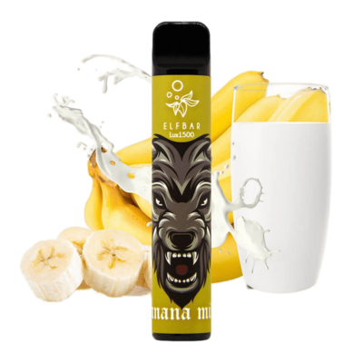 Elf Bar 1500 LUX Banana Milk Disposable Pod Device