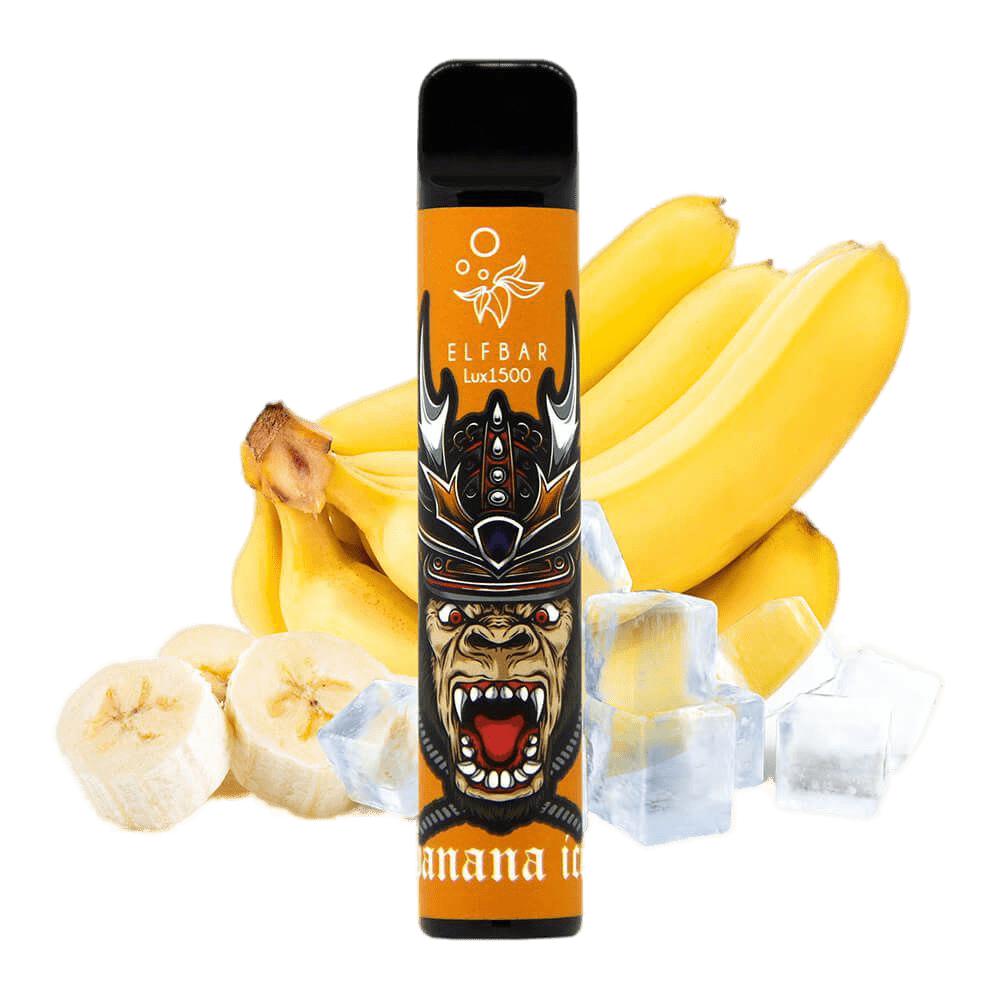 Elf Bar 1500 LUX Banana Ice Disposable Pod Device