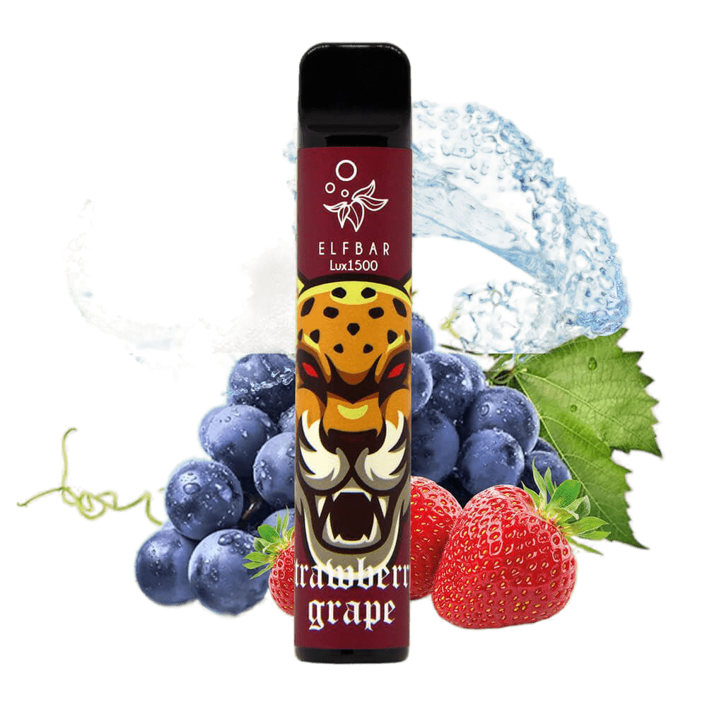 Elf Bar 1500 LUX Strawberry Grape Disposable Pod Device