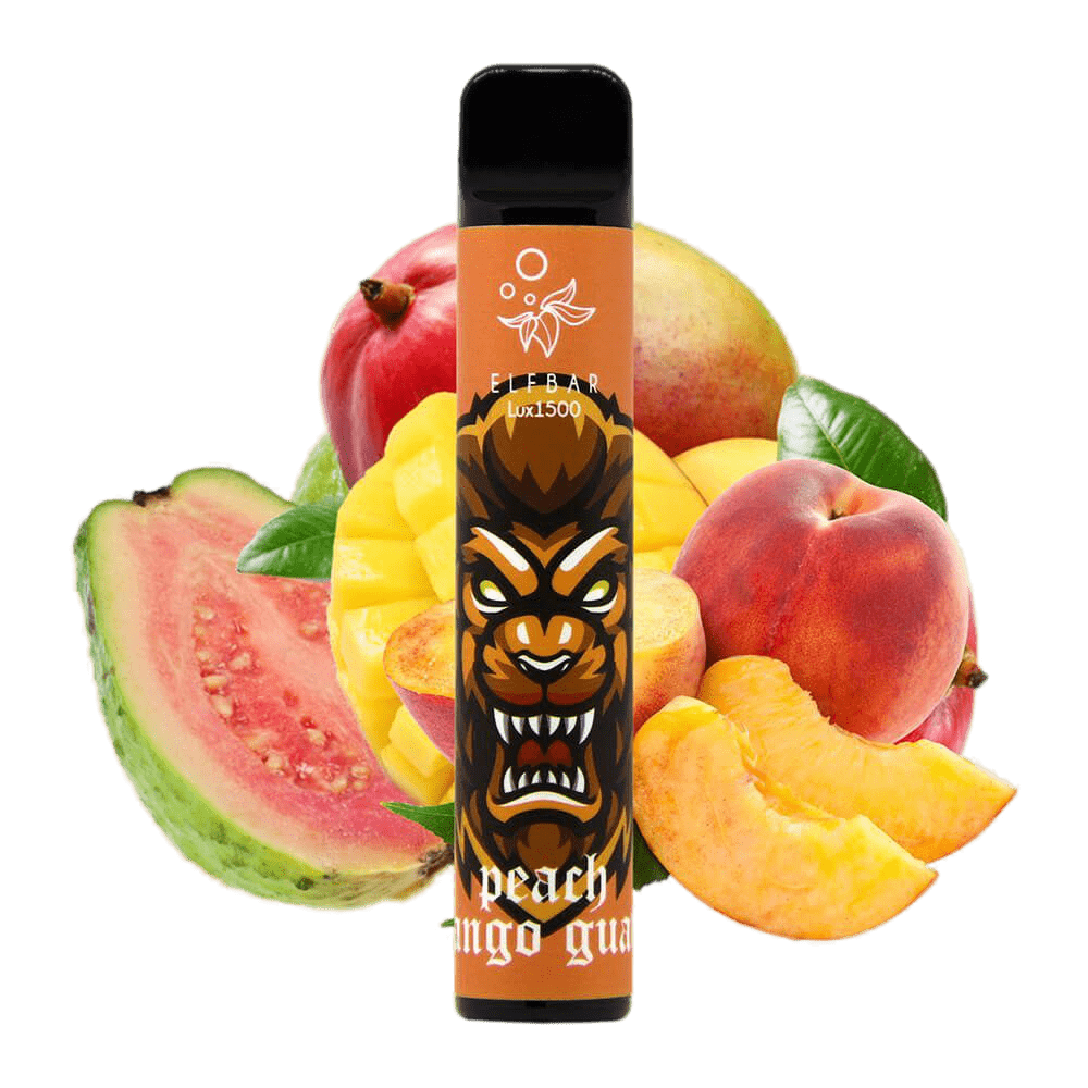 Elf Bar 1500 LUX Peach Mango Guava Disposable Pod Device
