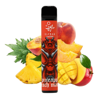 Elf Bar 1500 LUX Pineapple Peach Mango Disposable Pod Device