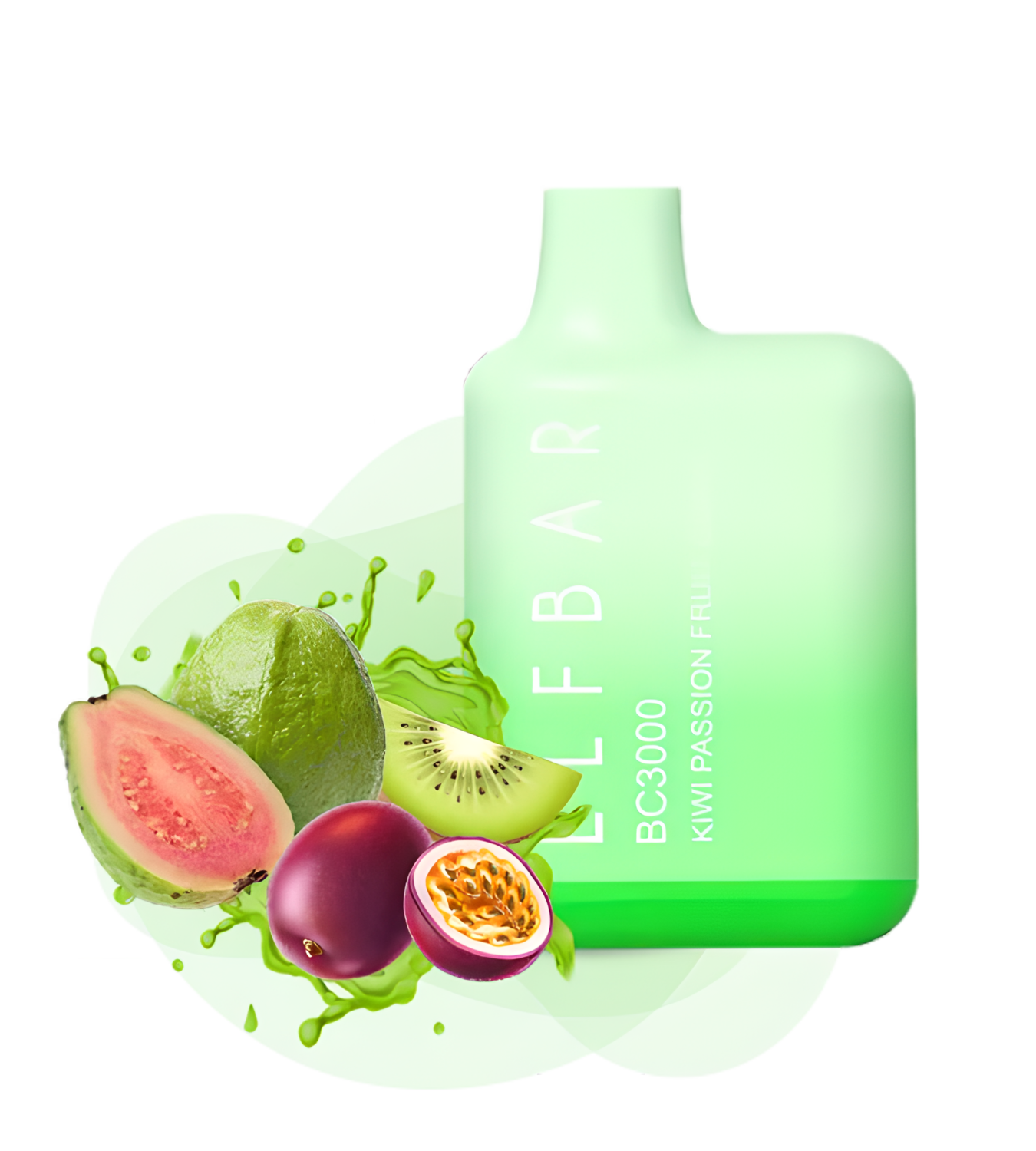 Elf Bar BC3000 Kiwi Passion Fruit Guava Disposable Pod Device