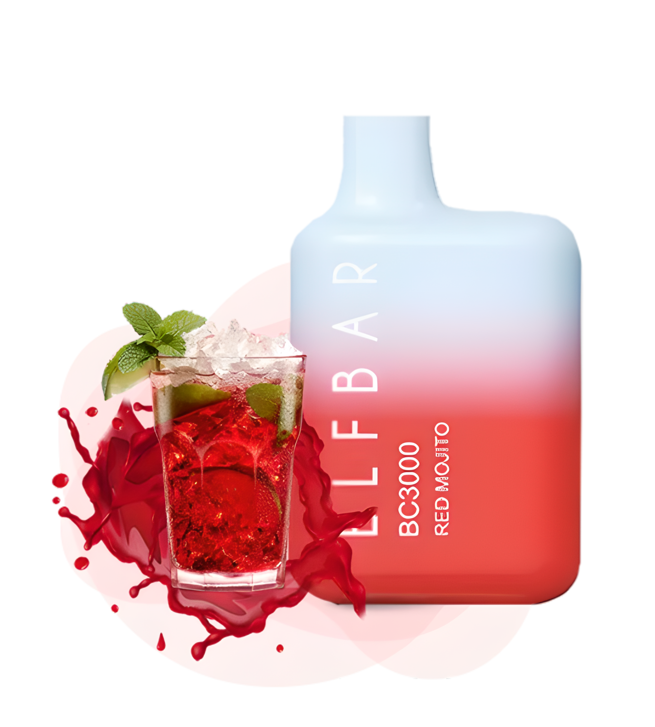 Elf Bar BC3000 Red Mojito Disposable Pod Device