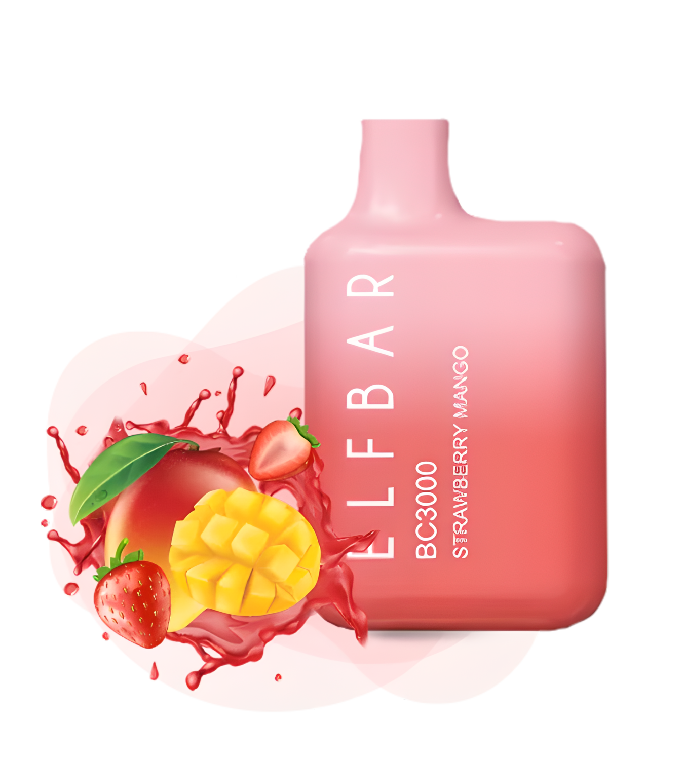 Elf Bar BC3000 Strawberry Mango Disposable Pod Device