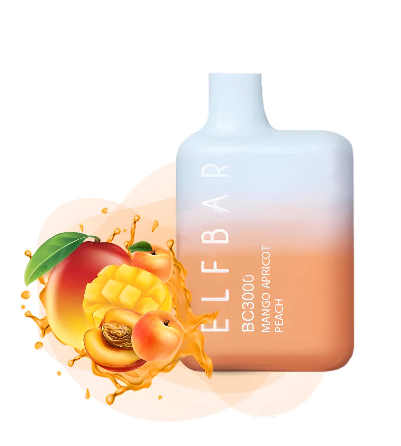 Elf Bar BC3000 Mango Apricot Peach Disposable Pod Device
