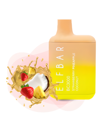 Elf Bar BC3000 Strawberry Pineapple Coconut Disposable Pod Device