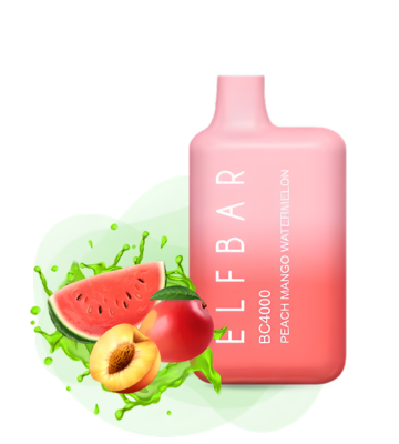 Elf Bar BC4000 Peach Mango Watermelon Disposable Pod Device