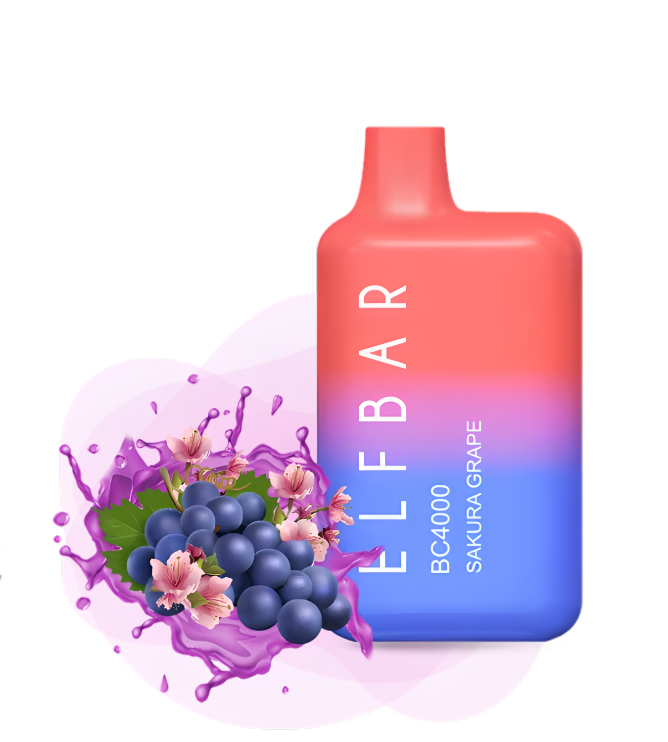 Elf Bar BC4000 Sakura Grape Disposable Pod Device