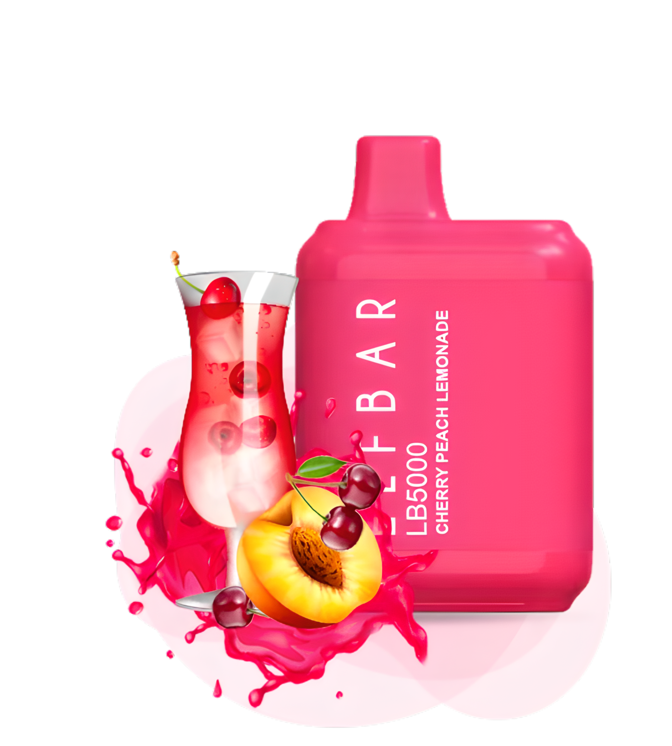 Elf Bar LB5000 Cherry Peach Lemonade Disposable Pod Device