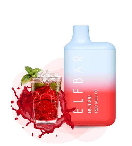 Elf Bar BC4000 Red Mojito Disposable Pod Device