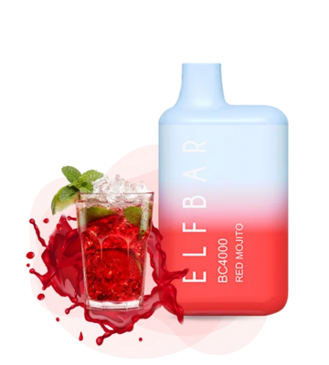 Elf Bar BC4000 Red Mojito Disposable Pod Device