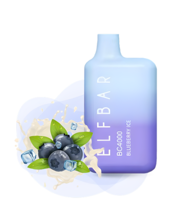 Elf Bar BC4000 Blueberry Ice Disposable Pod Device