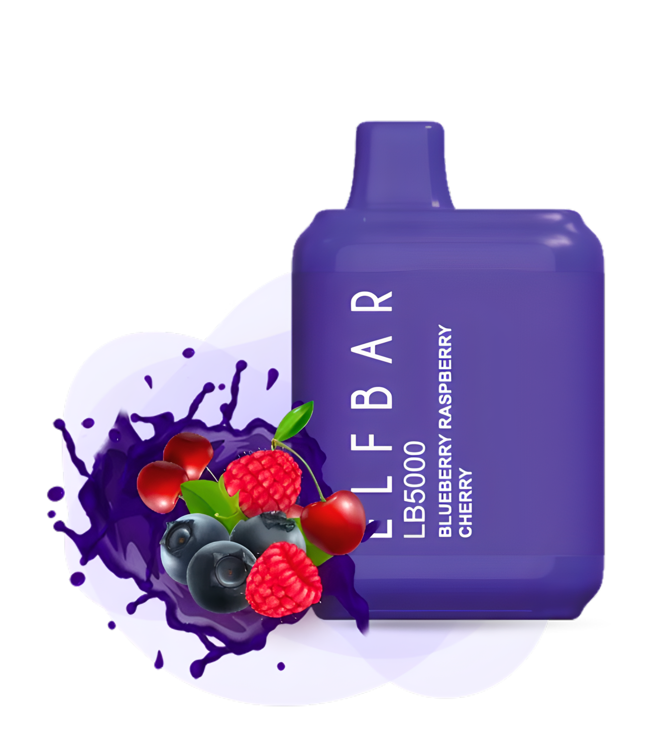Elf Bar LB5000 Blueberry Raspberry Cherry Disposable Pod Device