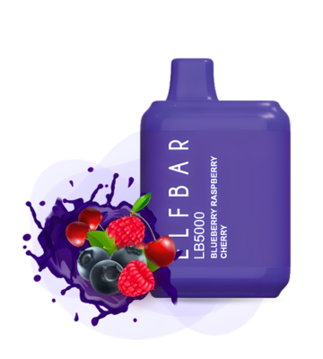 Elf Bar LB5000 Blueberry Raspberry Cherry Disposable Pod Device