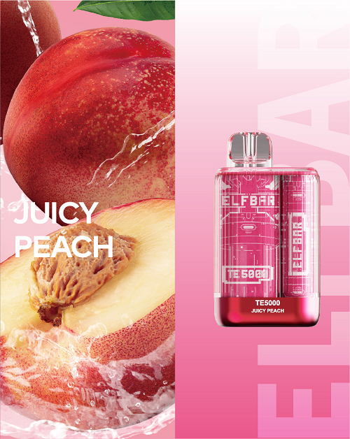 Elf Bar TE5000 Juicy Peach Disposable Pod Device