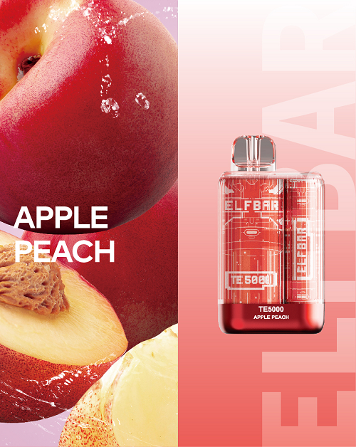 Elf Bar TE5000 Apple Peach Disposable Pod Device