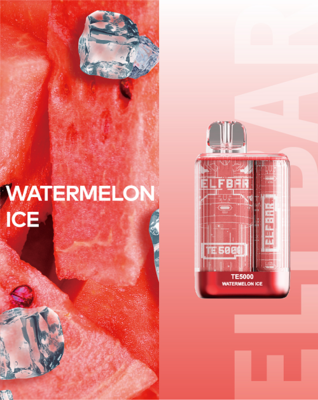 Elf Bar TE5000 Watermelon Ice Disposable Pod Device